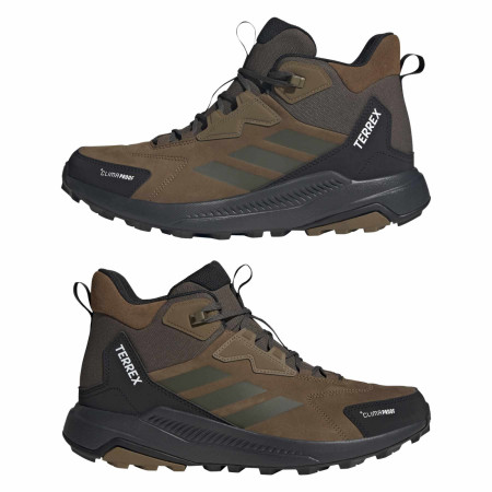 Мъжки туристически обувки Adidas Terrex Anylander Leather Mid Climaproof