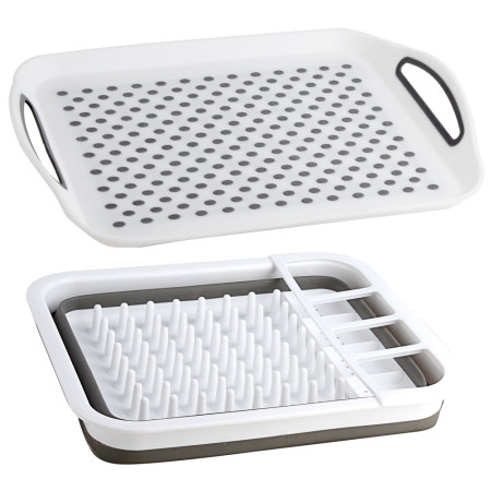 Сушилник за чинии и прибори Brunner Fold Away с купа