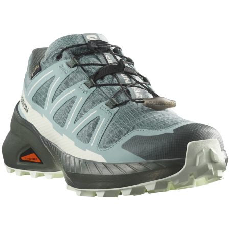Дамски обувки за бягане Salomon Speedcross Peak Gore-Tex зелен Trooper / Tourmaline / Clearly Aqua