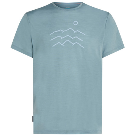 Функционална мъжка тениска Icebreaker Merino Blend 125 Cool-Lite™ Sphere SS Tee Across the Peaks