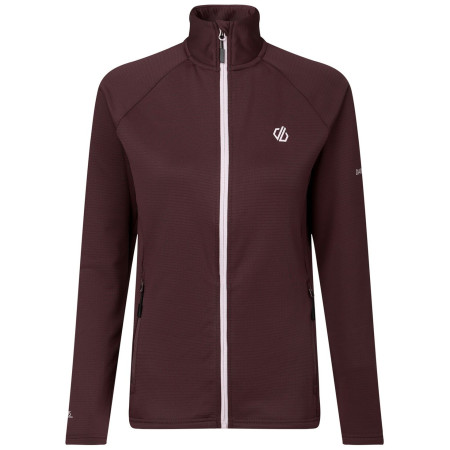 Дамски функционален суитшърт Dare 2b Lowline Full Zip Core Stretch винен Huckleberry