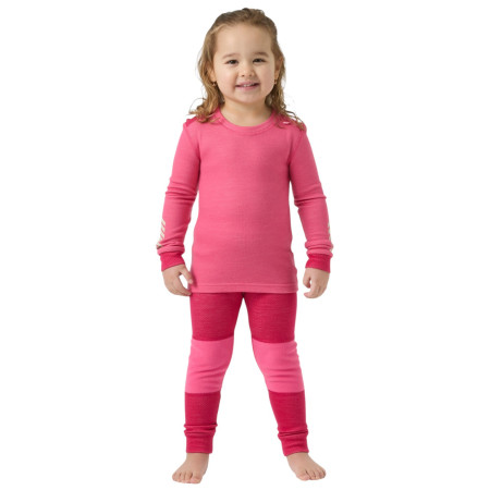Детски функционален комплект Helly Hansen K Lifa Merino Set Hot Pink