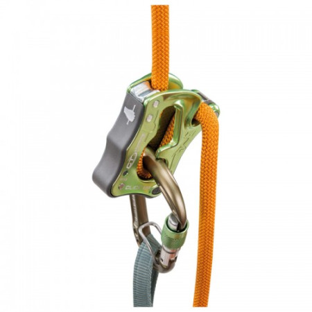 Осигурител Climbing Technology Click Up Green s HMS karabinou