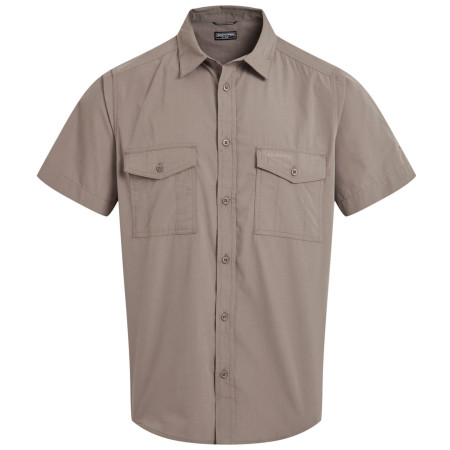 Мъжка риза Craghoppers Kiwi II SS Shirt кафяв Pebble