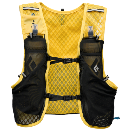 Жилетка за бягане Black Diamond Distance 6 Hydration Vest жълт/черен Soft Ochre