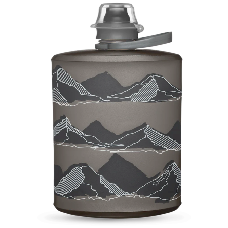 Сгъваема бутилка Hydrapak Stow Mountain 500ml сив Mammoth Grey
