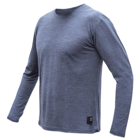 Мъжка тениска Sensor Merino Lite син mottled blue