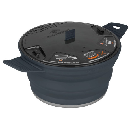 Сгъваема тенджера Sea to Summit X-Pot 2.8 черен