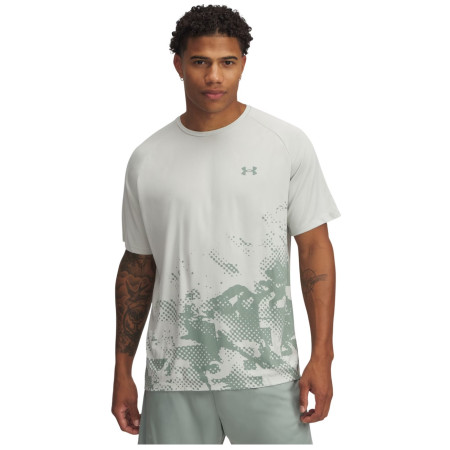 Мъжка тениска Under Armour M Tech Fade SS зелен Hydro Green / Silica Green / Silica Green
