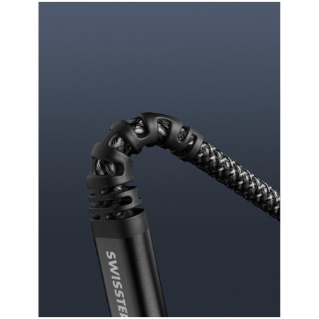 Кабел за зареждане и пренос на данни Swissten Kevlar 4in1 3A 1,5 m