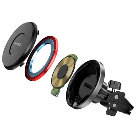 Стойка за автомобил Swissten 15W MagSafe AIRHOLD wireless charger