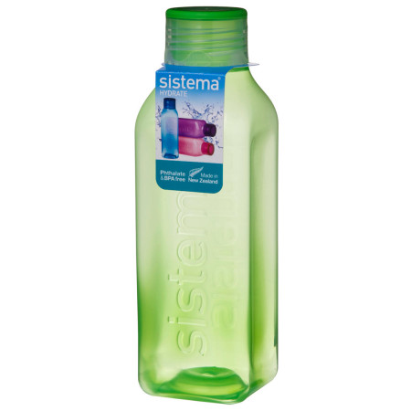 Бутилка Sistema Square 725ml зелен