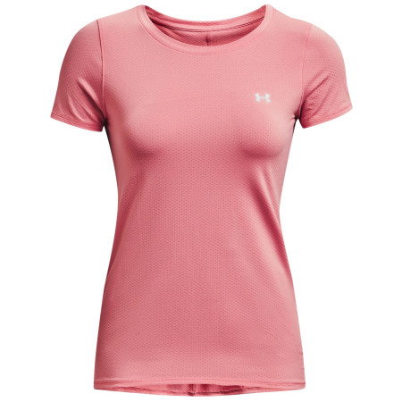 Дамска функционална блуза Under Armour HG Armour SS светло розов PinkClay//MetallicSilver