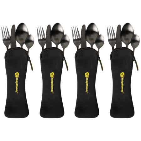 Комплект прибори Ridge Monkey DLX Cutlery Set Four Pack
