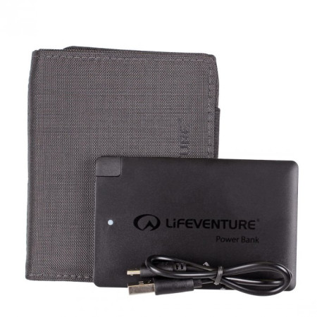 Портфейл LifeVenture RFID Charger Wallet сив Grey