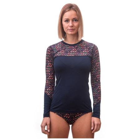 Дамска тениска Sensor Merino Impress, dl.rukáv