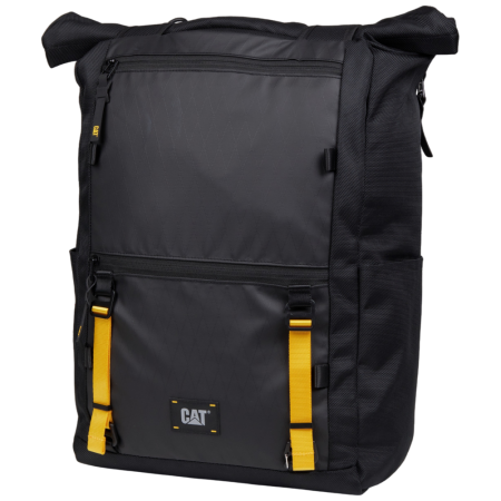 Градска раница Caterpillar Signature Utility X Rolltop черен Black