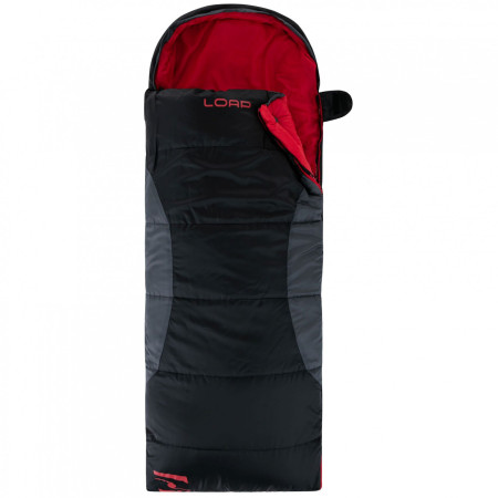 Детски спален чувал Loap Salmo KID черен/сив