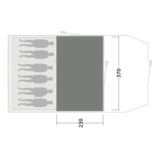 Килим за палатка Outwell Cozy Carpet Carolina 6