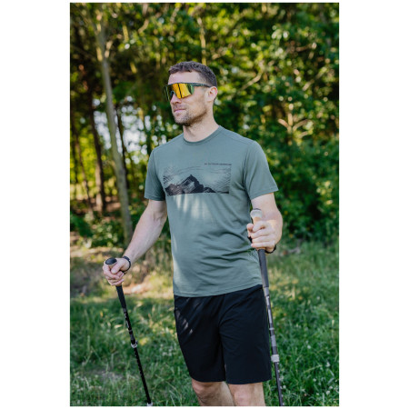 Мъжка тениска MOOA Merino Lyolite Highlander 150 Short