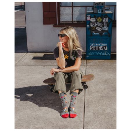 Дамски чорапи Darn Tough Shroom Bloom Crew Lightweight