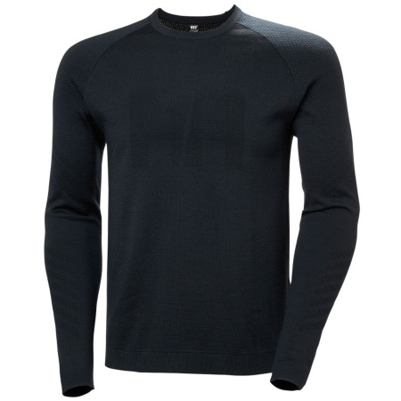 Функционална мъжка тениска Helly Hansen Lifa Merino Knitevo Crew черен 990 Black