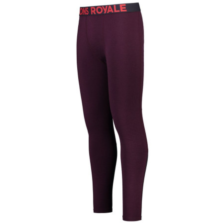 Мъжки дълги долни гаши Mons Royale Olympus Legging лилав Wine/Iron