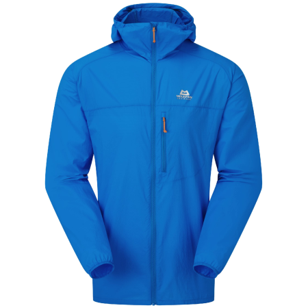 Мъжка ветровка Mountain Equipment Aerofoil Hooded Jacket син Atlantic Blue