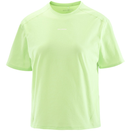 Дамска тениска Salomon Trackline SS Tee зелен Butterfly