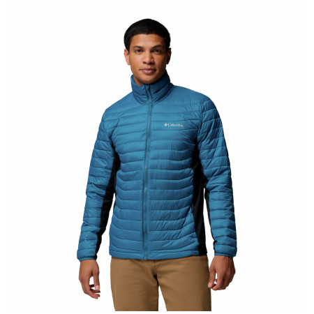 Мъжко яке Columbia Powder Pass™ Hybrid Jacket син Phoenix Blue, Black