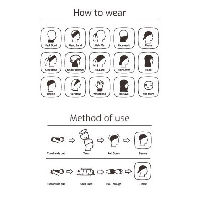 Многофункционален шал WAMU Svítivě zelená (kolekce Bagr)