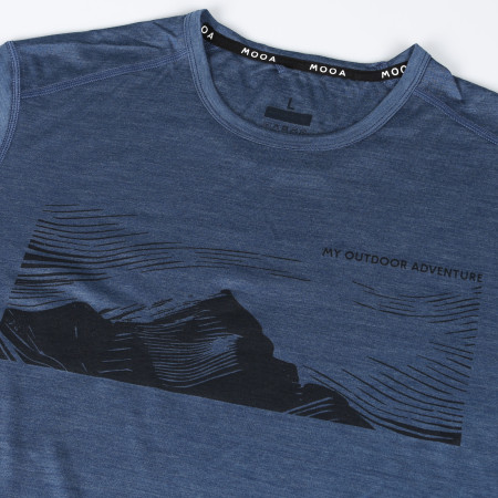 Мъжка тениска MOOA Merino Lyolite Highlander 150 Short