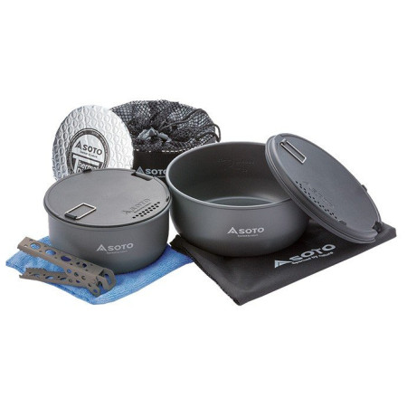Комплект прибори Soto Navigator Cook Set сив