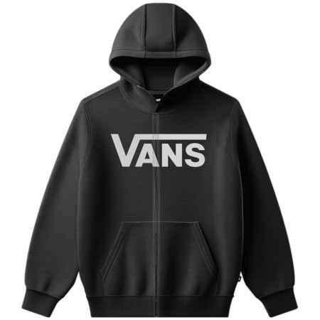 Детски суитшърт Vans Classic II FZ черен Black