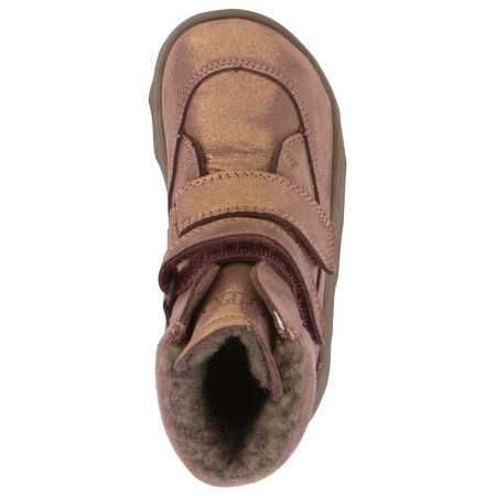 Детски зимни ботуши Froddo Barefoot Zeru Tex Winter Pink/Gold