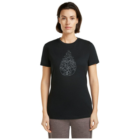 Дамска тениска Icebreaker Women Merino 150 Tech Lite SS Tee Hike Path