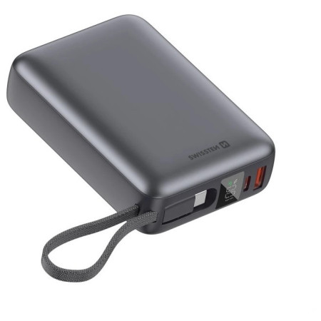 Външно зарядно устройство Swissten 20000 mAh 45 W черен black