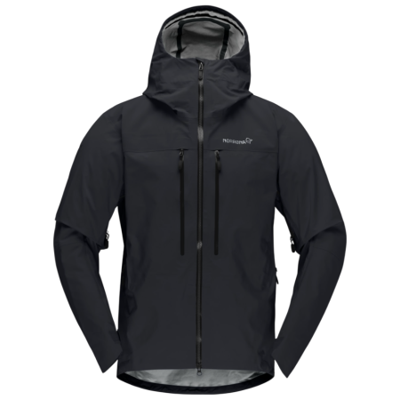 Мъжко яке Norrona trollveggen Gore-Tex Pro light Jacket черен Caviar Black