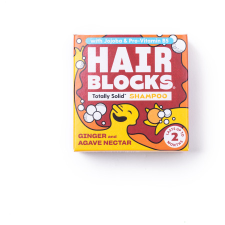 Шампоан Shower Blocks Solid Shampoo - Ginger & Agave Nectar