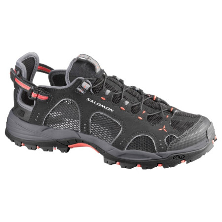 Дамски сандали Salomon Techamphibian 3 W черен/червен Black/DarkCloud/Papaya