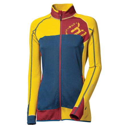 Дамски суитшърт Progress TS Rebelia 17OO жълт Mustard/Wine/Petrol