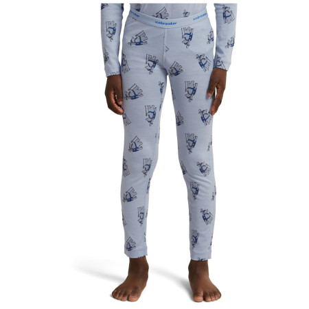 Детско функционално долно бельо Icebreaker Kids M 200 Oasis Leggings Bear Tour AOP