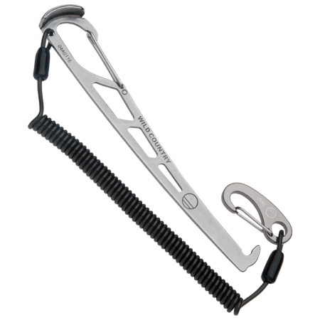 Инструмент за изваждане на клеми Wild Country Pro Key With Leash сребърен