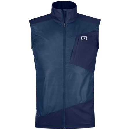 Мъжка жилетка Ortovox Trace Windbreaker Vest M син Blue Nunatak