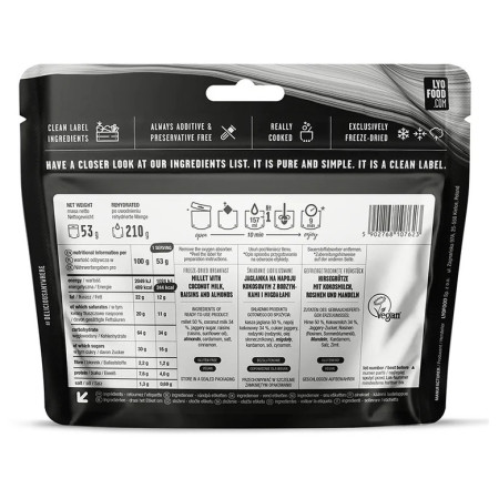 Дехидратирана храна Lyo food Ovesný Payasam 60g
