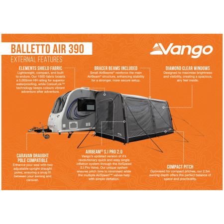 Форселт Vango Balletto Air 390