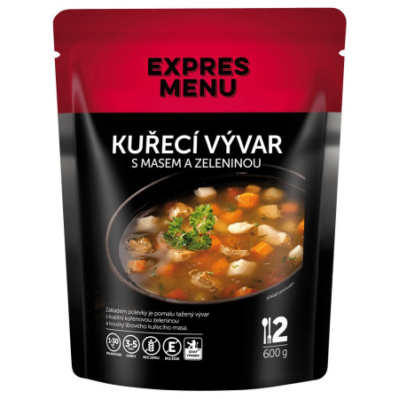 Супа Expres menu Пилешки бульон със зеленчуци (2 порции)