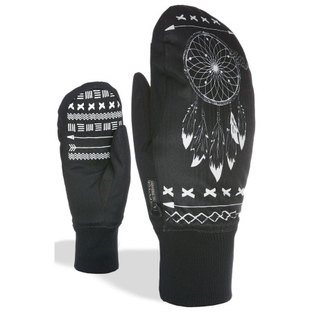 Дамски ръкавици Level Bliss Coral Mitt черен/бял Blackwhite