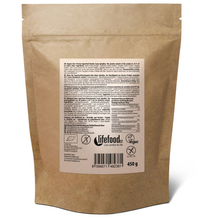 Протеин на прах Lifefood PROTEIN BIO RAW какао 450г