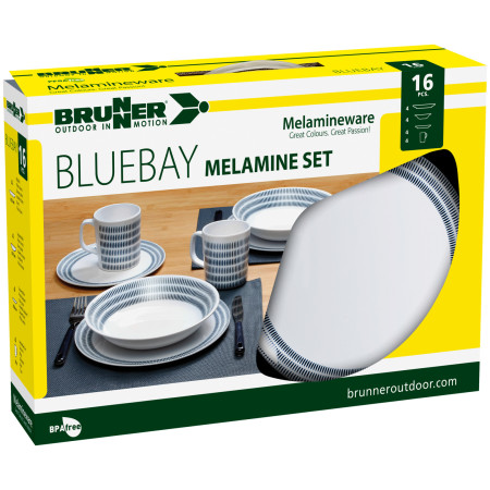 Комплект за храна Brunner Melamine Set Bluebay